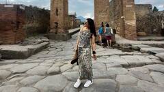 Raveena Tandon Is On Vacay In Pompeii, Italy; See Pics