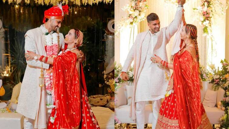 Team India Player Deepak Hooda Marriage with Himachali girlfriend Komal Deepak Hooda Marriage: दीपक हुड्डा ने 9 साल के इंतजार के बाद गर्लफ्रेंड से की शादी, देखें तस्वीरें