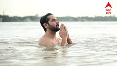 Vikram Chatterjee: নতুন ছবির সাফল্য কামনায় রবি-সকালে গঙ্গাস্নান বিক্রমের