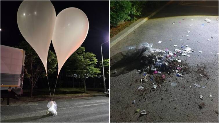 North Korea Launches Trash Balloons South Korea North Korea Launches More 'Trash Balloons' Towards South Korea As Anti-Pyongyang Broadcasts Resume