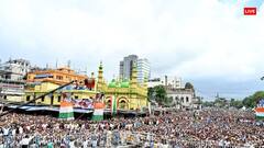 शहीद रैली में हुई बारिश, खड़े रहे ममता बनर्जी और अखिलेश, तस्वीरों में देखें पूरा वाकया