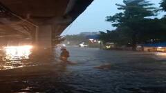 Surat Rains: સુરતમાં 2 કલાકમાં 4 ઈંચ વરસાદ ખાબક્યો, ઠેર ઠેર ભરાયા પાણી, જુઓ તસવીરો