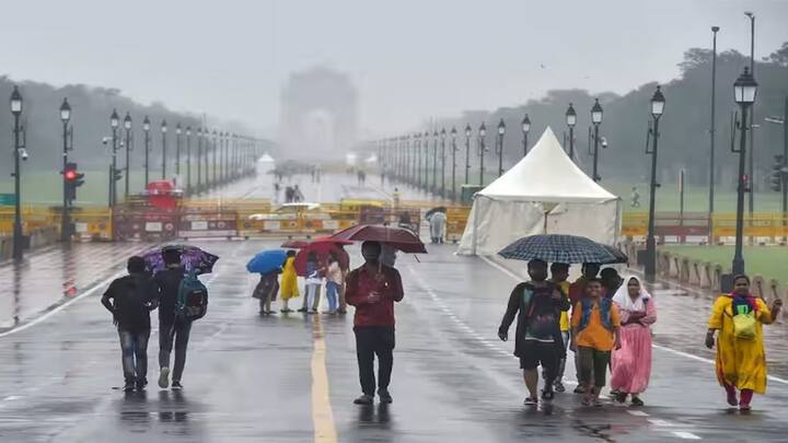 Delhi Weather Update: દિલ્હીમાં ત્રણ દિવસ વરસશે ધોધમાર વરસાદ, હવામાન વિભાગનું લેટેસ્ટ અપડેટ