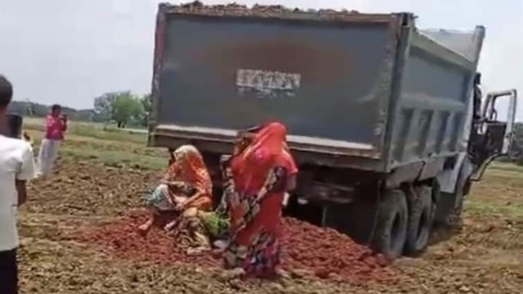 Madhya Pradesh Rewa district Truck Dumps Gravel On Women Video Caught On Camera Congress Jeetu Patwari Madhya Pradesh: 2 Women Nearly Buried Alive Over Land Dispute In Rewa District, Video Surfaces