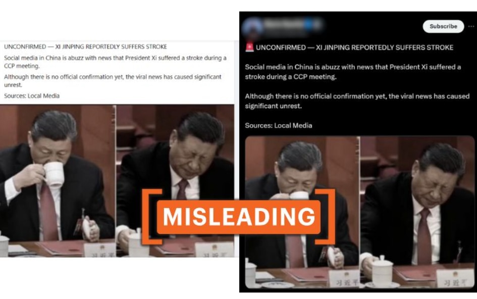 Fact Check: Social Media Post Falsely Claims As Chinese President Xi Jinping 'Suffering Stroke' 