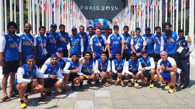 Paris Olympics 2024 India Hockey Team Arrives In Paris France Video Indian Men's Hockey Team Arrives In Paris For 2024 Olympics, Eyes First Gold Medal In 44 Years