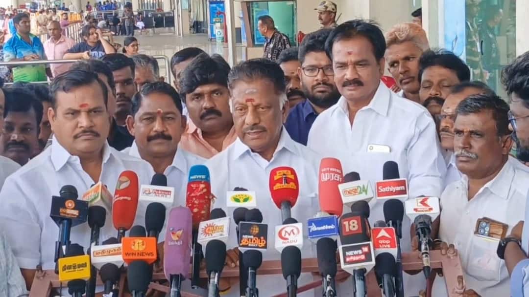 O.Pannerselvam says DMK government has given the biggest burden by raising electricity prices frequently - TNN Madurai: மின்சார விலையை அடிக்கடி உயர்த்தி மிகப்பெரிய சுமையை திமுக அரசு தந்திருக்கிறது - ஓ.பி.எஸ் பேட்டி