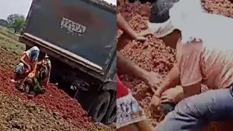 Viral News Truck Dumps Gravel On 2 Women Tries To Bury Them Alive In Rewa Madhya Pradesh મધ્યપ્રદેશના રીવામાં 2 મહિલાને જીવતી દાટવાની કોશિશ, Video Viral