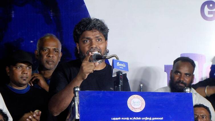 director pa.ranjith slams dmk it wing over there comment on bsp chief armstrong Pa. Ranjith On Dmk: ”ஆம் நாங்கள் ரவுடிகள் தான்; காவல்துறைக்கு எச்சரிக்கை விடுக்கிறேன்” - இயக்குனர் பா. ரஞ்சித் ஆவேசம்