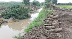 Rajkot Rain: ઉપલેટાના ઢાંકમાં 10 ઈંચ વરસાદ ખાબકતા ખેતરો ધોવાયા