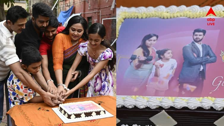 Sohag Chand Bengali Daily Serial Completes 600 Episodes Celebration on set entertainment news Sohag Chand: দেখতে দেখতে ৬০০ পর্ব পার, 'সোহাগ চাঁদ' ধারাবাহিকের সেটেই কেক কেটে উদযাপন