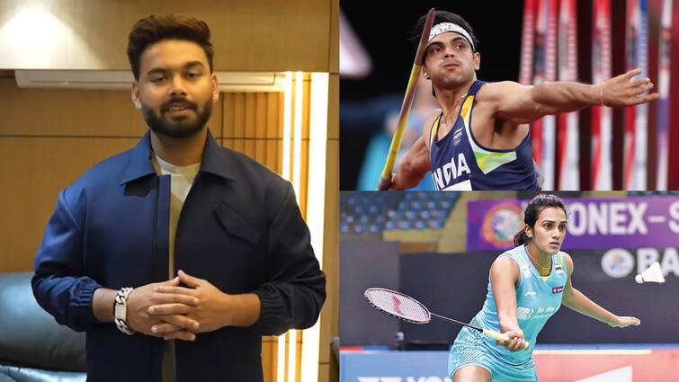 rishabh pant joins virat kohli wishes indian athletes ahead paris olympics 2024 Watch: कोहली के बाद ऋषभ पंत भी इस लिस्ट में शामिल, पेरिस ओलंपिक्स पर शेयर किया स्पेशल मैसेज; देखें वीडियो