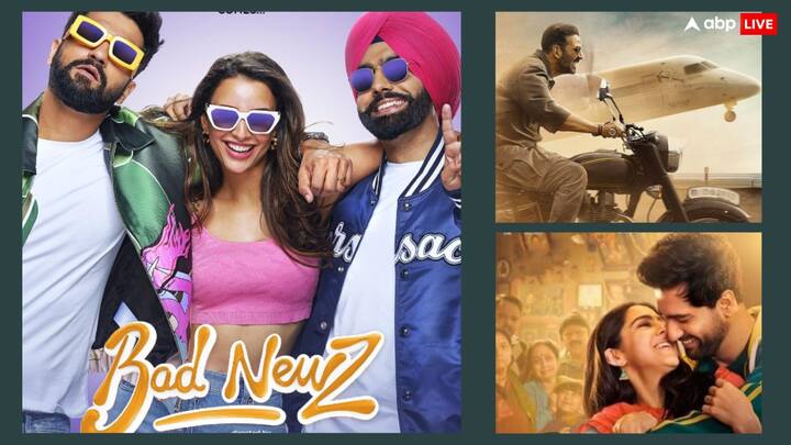 Bad Newz Box Office Collection Day 3: विक्की कौशल और तृप्ति डिमरी की लेटेस्ट रिलीज 'बैड न्यूज' सिनेमाघरों में धमाल मचा रही है. फिल्म ने रिलीज के तीन दिनों में छप्परफाड़ कमाई कर ली है.