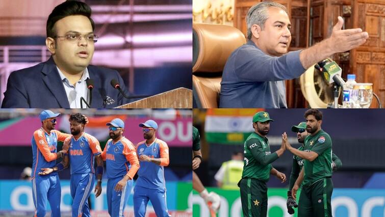 pcb chief mohsin naqvi meet jay shah pakistan invite india for t20 bilateral series neutral venue आज जय शाह से मिलेंगे PCB चीफ मोहसिन नकवी! भारत से क्रिकेट खेलने के लिए बनाया 'मास्टर प्लान'