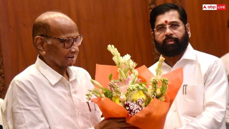 Sharad Pawar Meeting With CM Eknath Shinde in Sahyadri Guest House on Maratha and OBC Reservation Maharashtra Politics: शरद पवार ने की सीएम एकनाथ शिंदे से मुलाकात, क्या है मुद्दा?