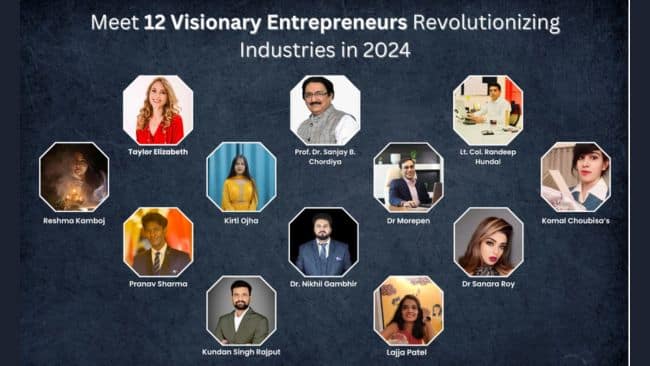 Meet 12 Visionary Entrepreneurs Revolutionizing Industries in 2024 Meet 12 Visionary Entrepreneurs Revolutionizing Industries in 2024