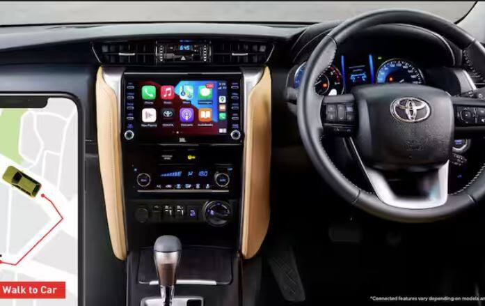 ਨਵੀਂ ਫਾਰਚੂਨਰ 'ਚ ਐਡਵਾਂਸ ਕਨੈਕਟਡ ਫੀਚਰਸ ਦਿੱਤੇ ਗਏ ਹਨ, ਜਿਸ ਨਾਲ ਤੁਸੀਂ ਡਰਾਈਵਿੰਗ ਕਰਦੇ ਸਮੇਂ ਆਪਣੀ ਕਾਰ ਨੂੰ ਸਹੀ ਤਰ੍ਹਾਂ ਕੰਟਰੋਲ ਕਰ ਸਕਦੇ ਹੋ। ਸੁਰੱਖਿਆ ਲਈ ਕਾਰ 'ਚ 7 ਏਅਰਬੈਗਸ ਦੀ ਵਿਸ਼ੇਸ਼ਤਾ ਵੀ ਹੈ।