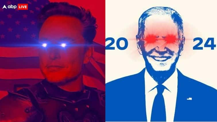 Elon Musk Changed his X Profile Photo Joe Biden Presidential Election Dark Brandon Meme चुनावी रेस से बाहर होने पर Elon Musk ने यूं उड़ाया Joe Biden का मजाक, बदल दी X की प्रोफाइल फोटो