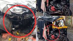 PHOTO: हिट अँड रननं पुन्हा मुंबई हादरली; भरधाव ऑडीनं दोन रिक्षांचा चुरडा, अंगावर शहारे आणणारा थरार!