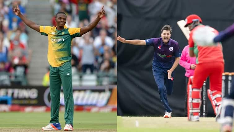 charlie cassell breaks most wickets in odi debut record kagiso rabada scotland vs oman 7 wickets in debut match टूट गया 9 साल पुराना रिकॉर्ड, डेब्यू मैच में लिए सबसे ज्यादा विकेट; स्कॉटलैंड के खिलाड़ी ने मचाई सनसनी