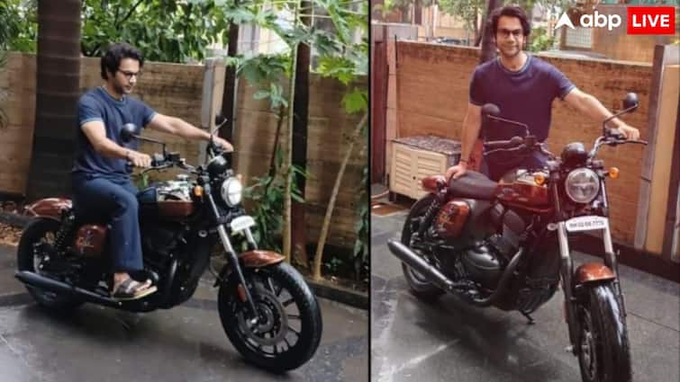 Jawa Yezdi Roadster Motorcycles gift a customized model to bollywood actor RajKummar Rao Yezdi Roadster Motorcycles: येज़्डी रोडस्टर के मालिक बने एक्टर RajKummar Rao, बाइक पर लगा ये खास टैग