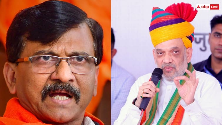 Sanjay Raut on Amit Shah Target on Statement Sharad Pawar is the kingpin of corruption अमित शाह के बयान से सियासी पारा हाई, संजय राउत बोले- 'इन्हीं की बीजेपी सरकार ने शरद पवार को...'