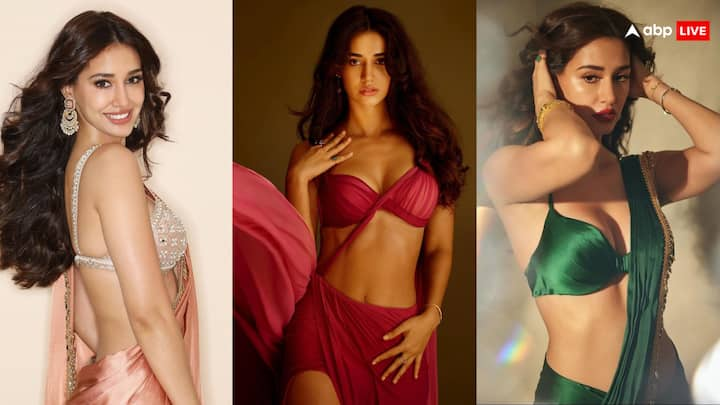 Disha Patani Saree Looks: बॉलीवुड एक्ट्रेस दिशा पाटनी अपने बिकिनी लुक्स को लेकर अक्सर चर्चा में रहती हैं. उनके फिगर और खासकर उनकी पतली कमर देखकर फैंस दीवाने हो जाते हैं.