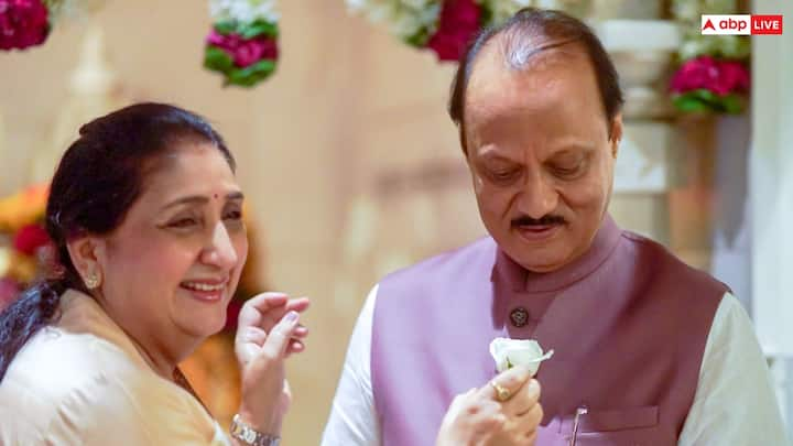 Ajit Pawar Birthday Wishes: महाराष्ट्र के डिप्टी सीएम अजित पवार का आज जन्मदिन है. उनकी पत्नी सुनेत्रा पवार ने उन्हें सफेद गुलाब देकर जन्मदिन की शुभकामनाएं दी हैं.