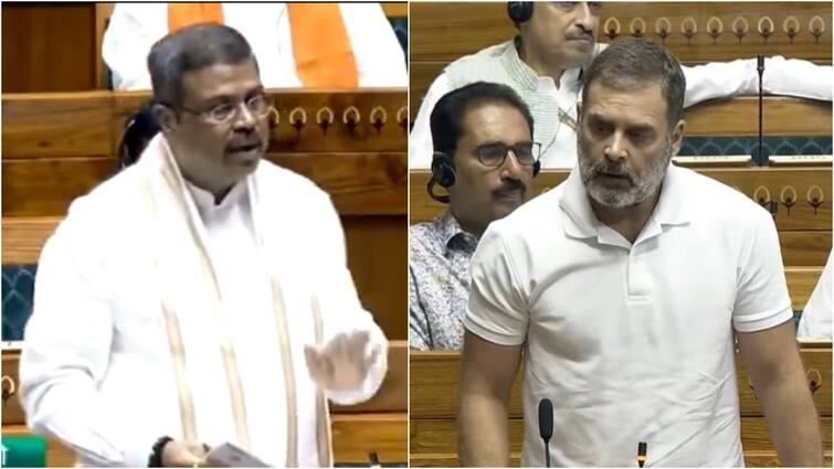 Rahul Gandhi Slams Education Minister on NEET-UG Row Lok Sabha Dharmendra Pradhan Responds 'Education Min Blamed Everyone But...': Rahul Gandhi's Salvo Over NEET Row In LS, Dharmendra Pradhan Responds