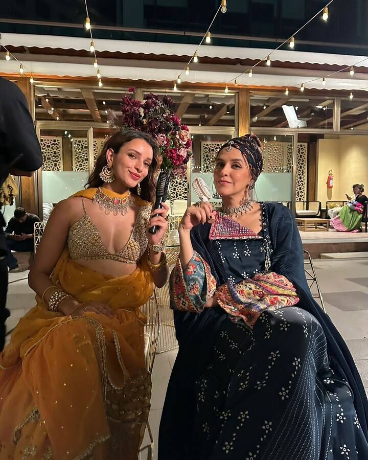 The pictures show the team laughing, joking, and having a blast together, hinting at the positive energy and chemistry they shared during filming.