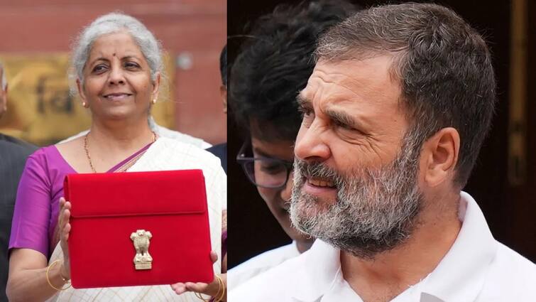 Rahul Gandhi slams Nirmala Sitharaman Union Budget accuses it Appease Allies and Cronies 