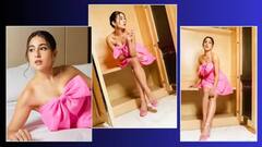 Pics: બાર્બી ડૉલ બની Sara Ali Khan, પિન્ક ડ્રેસમાં અદાઓનો જાદૂ પાથરતી દેખાઇ એક્ટ્રેસ, તસવીરો જોઇ દિલ હારી જશો...