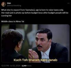 Union Budget 2024: मोदी सरकार ने बढ़ाई सालाना टैक्स छूट, चिल्लर बता बोले लोग- FM निर्मला सीतारमण से...