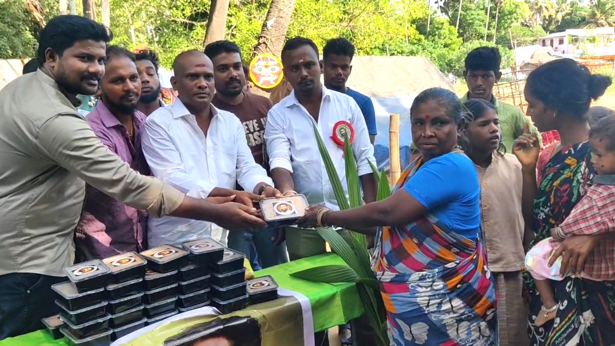 சாலையோரம் வசிக்கும் குழந்தைகளுடன் சூர்யா பிறந்தநாளை கொண்டாடிய ரசிகர்கள் - மயிலாடுதுறையில் நெகிழ்ச்சி