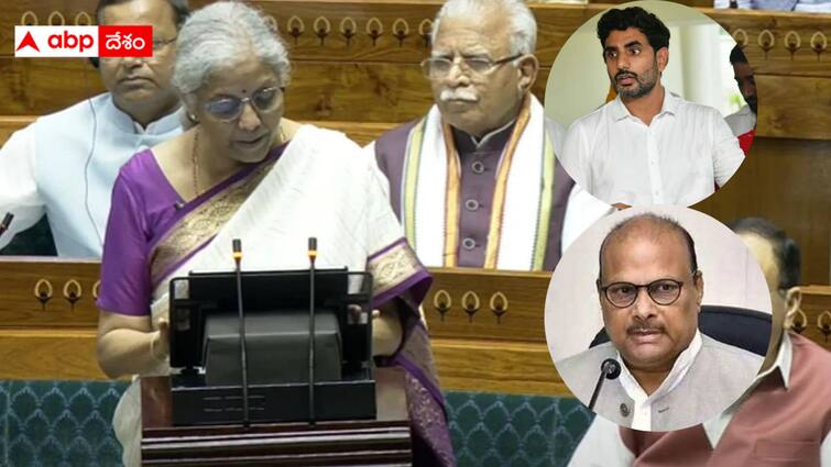 TDP leaders thanked Nirmala Sitharaman for allocating funds to the AP government in the budget Budget AP Reactions :  ఏపీకి బడ్జెట్‌లో కేటాయింపులపై సంతృప్తి - కేంద్రానికి కృతజ్ఞతలు తెలిపిన టీడీపీ నేతలు