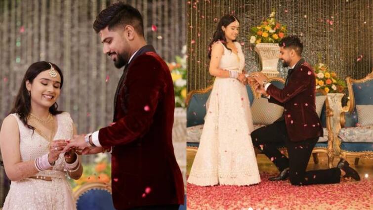 Indian all rounder Lalit Yadav engagement before India tour of Sri Lanka Watch photos Lalit Yadav: श्रीलंका दौरे से पहले इस भारतीय ऑलराउंडर ने की सगाई, सामने आई तस्वीरें