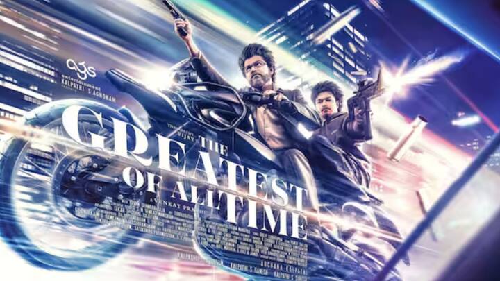 'দ্য গ্রেটেস্ট অফ অল টাইম' ছবিতে থলপতি বিজয়কে দ্বৈত চরিত্রে দেখা যাবে। এই ছবির অপেক্ষায় দর্শক। মুক্তি পাওয়ার কথা ৫ সেপ্টেম্বর।
