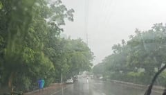 Ahmedabad Rain: અમદાવાદ શહેરના અનેક વિસ્તારોમાં ભારે પવન સાથે વરસાદ  