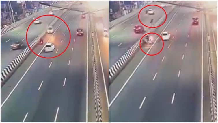 Ghaziabad Accident Caught On Cam Video Mother-Son Duo Killed Hit By Alto On Wrong Side Of Highway Ghaziabad Accident Caught On Cam: Mother-Son Duo Killed After Being Hit By Alto Driving On Wrong Side