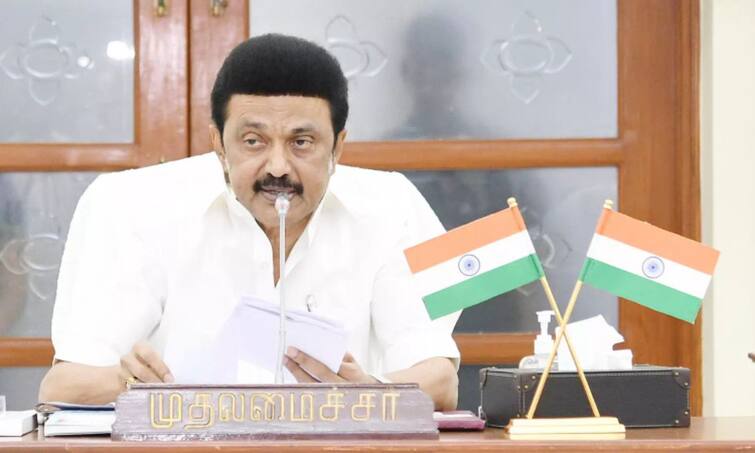 TN CM Stalin says Businessmen should come forward to put names in Tamil on the shops - TNN ‘தமிழில் பெயர் பலகை வைக்க வேண்டும்’ - வணிகர் கூட்டத்தில் அதிரடி காட்டிய முதல்வர் ஸ்டாலின்