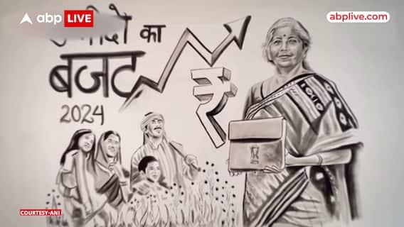 Umeedon ka Budget: Artist paints people’s hope as Sitharaman set to table Budget 2024