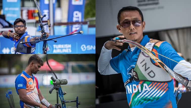 paris olympics 2024 archery schedule india mens archers profile tarundeep rai fourth olympic games फौजी पर मेडल लाने की जिम्मेदारी, 3 ओलंपिक के बाद भी तरुणदीप की झोली है खाली; भारत के तीन तीरंदाजों पर रहेगी खास नजर