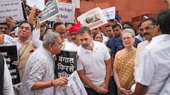 Akhilesh-Rahul News: इंडिया ब्लॉक के नेताओं संग संसद पहुंचे राहुल और अखिलेश, हाथों में पकड़े बैनर फिर किया कुछ ऐसा