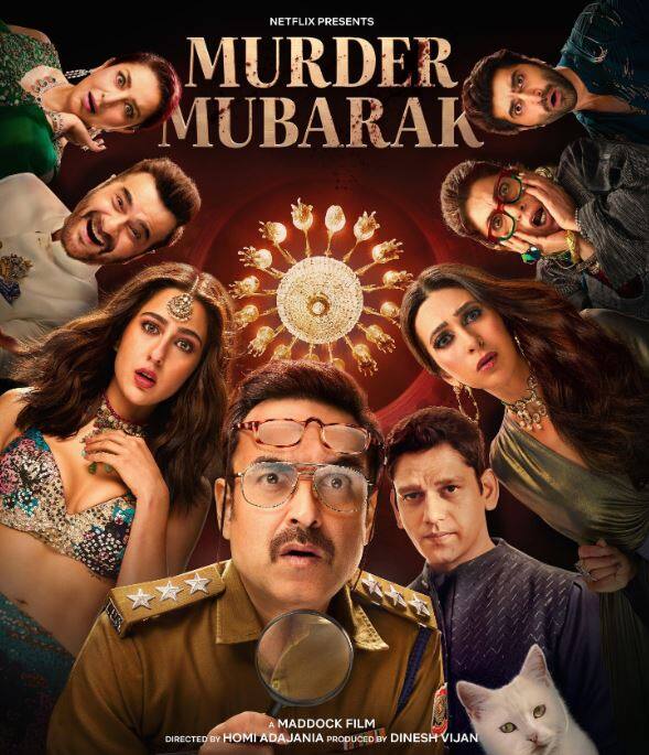 Murder Mubarak: Following closely was director Homi Adajania’s mystery thriller, featuring Pankaj Tripathi, Sara Ali Khan, Vijay Varma, and Karisma Kapoor, with 12.2 million views.