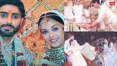 ऐश्वर्या-अभिषेक की शाही शादी, 3.5 करोड़ की जूलरी पहन दुल्हन बनी थीं बच्चन परिवार की बहू