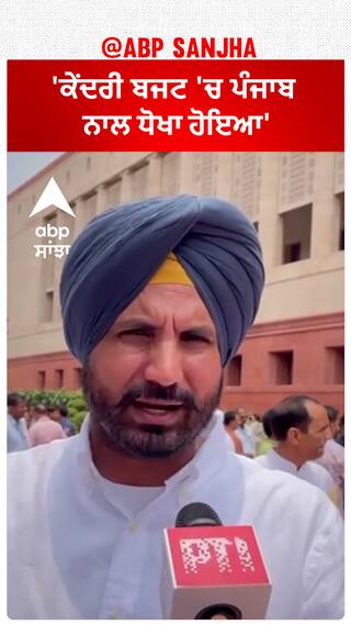 Raja Warring| 'ਕੇਂਦਰੀ ਬਜਟ 'ਚ ਪੰਜਾਬ ਨਾਲ ਧੋਖਾ ਹੋਇਆ'