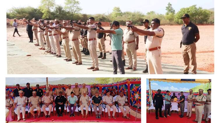 Shooting Competition - Thoothukudi City A.S.P. First - The second place was DIG துப்பாக்கி சுடும் போட்டி- தூத்துக்குடி நகர ஏ.எஸ்.பி முதலிடம்- இரண்டாம் இடம் பிடித்தார் டி.ஐ.ஜி