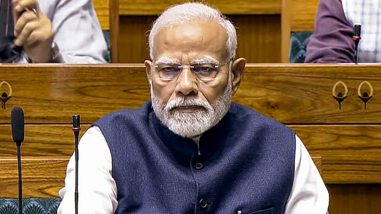 PM Modi Praises Anurag Thakur Speech Amid Row Over Caste Remark Rahul Gandhi Lok Sabha Parliament Monsoon Session 2024 Nirmala Sitharaman Union Budget 2024-25 'Exposing Dirty Politics Of INDI Alliance': PM Modi Praises Anurag Thakur's Speech Amid Row Over 'Caste' Remark