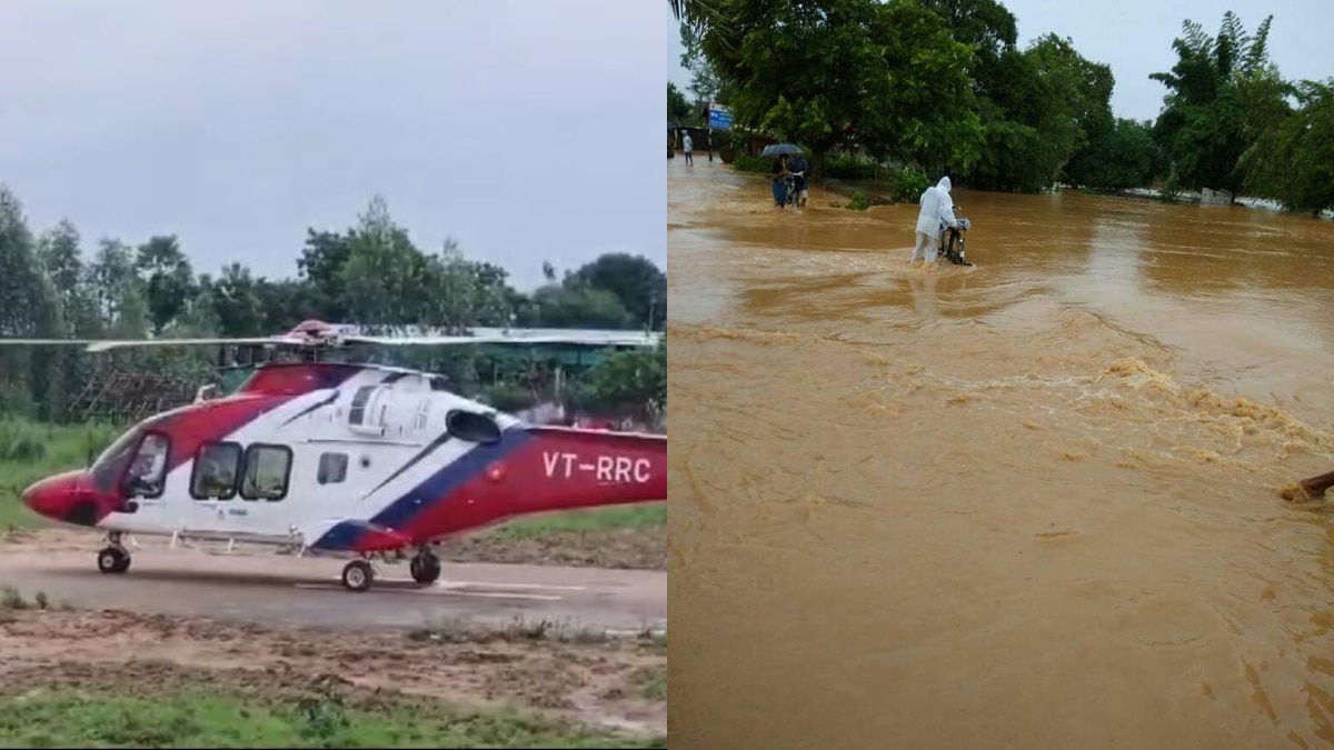 छत्तीसगढ़ में आफत की बारिश, बीजापुर में हेलीकॉप्टर से बाढ़ में फंसे जवानों का किया गया रेस्क्यू