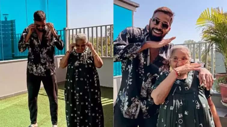 Hardik Pandya Dance With Grandmother On Pushpa Movie Song Here Watch Video Latest Sports News Watch: जब हार्दिक पांड्या ने पुष्पा फिल्म के गाने पर नानी के साथ किया जबरदस्त डांस, वायरल हो रहा है पुराना वीडियो